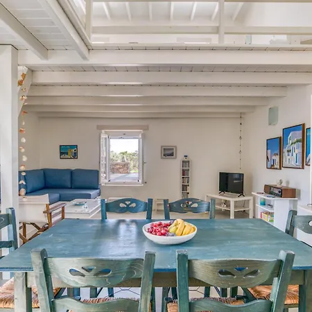 Great House W/ Bbq In Paros Santa Maria (Paros)