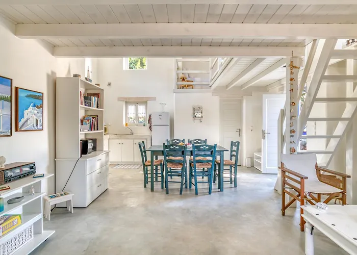 Great House W/ Bbq In Paros *