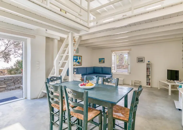 Great House W/ Bbq In Paros Santa Maria (Paros)