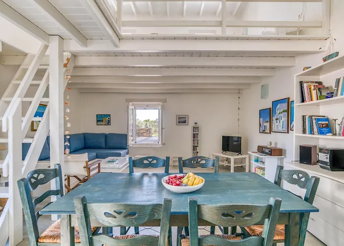 Great House W/ Bbq In Paros Santa Maria (Paros)